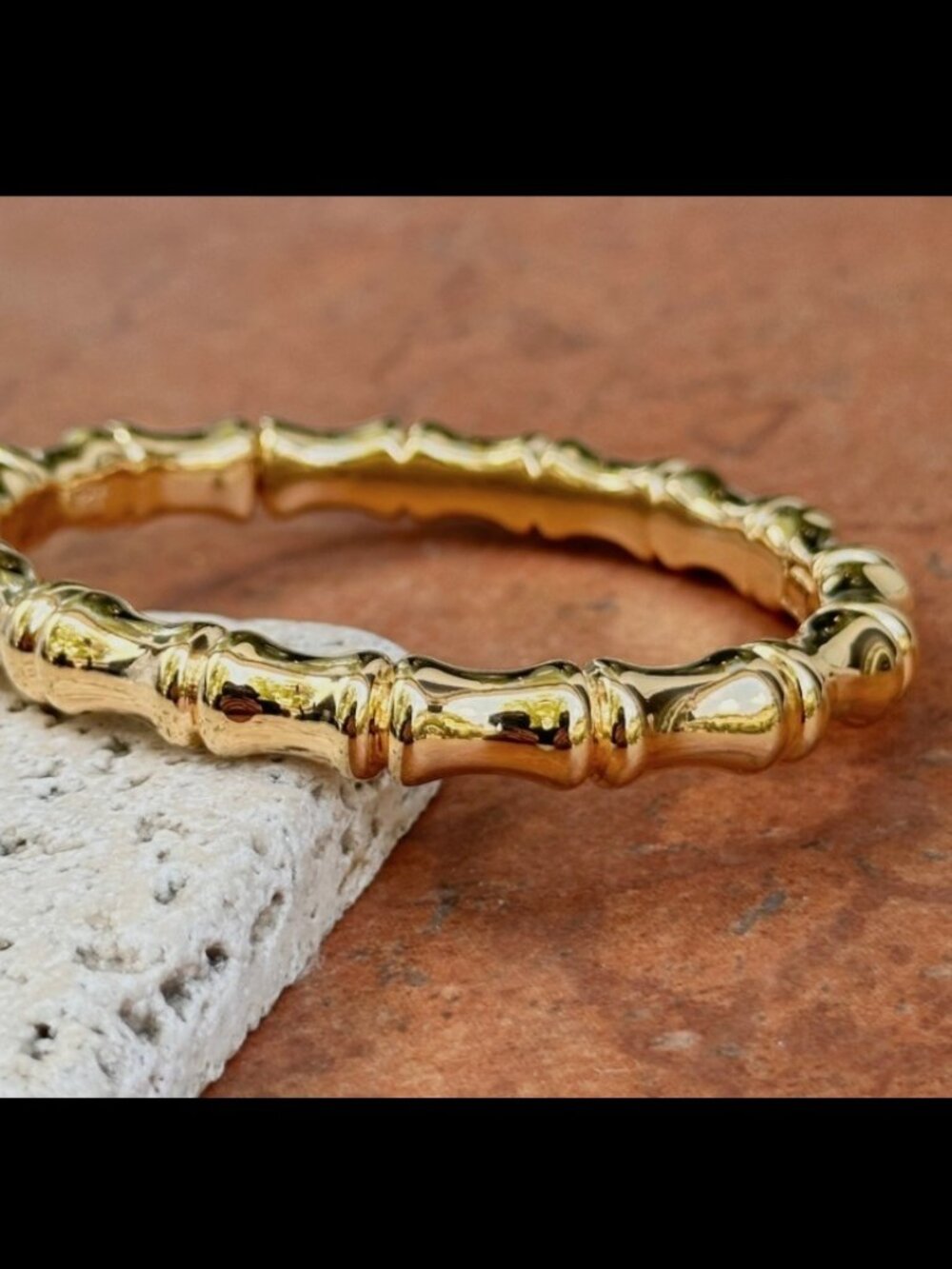 Joan Rivers Bamboo Hinged Bracelet